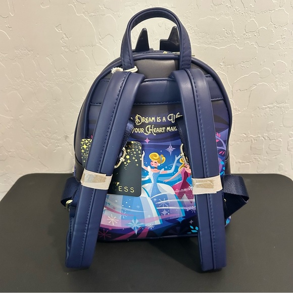 Loungefly Disney Cinderella Castle Mini Backpack - Picture 5 of 14